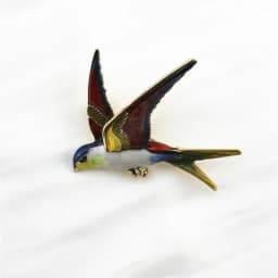 Funny colorful swallow brooch clothing school bag accessories decorative pin animal bird brooches gift