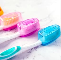 5Pcs/Set Portable Toothbrush Cover Holder Travel Hiking Camping Brush Cap Case Health Germproof Toothbrushes Protector