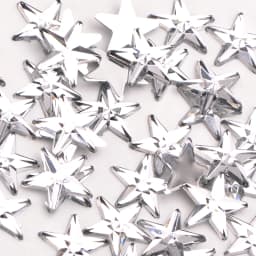 JUNAO 100pcs 10mm Crystal AB Star Flatback Rhinestones Glue On Crystal Diamonds Non Hotfix Strass Shiny Face Nail Art Stones