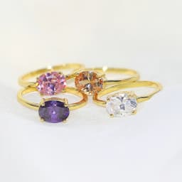 Wedding Engagement Dating Rings For Women Female Opal Gold Color Dainty Ring With Stone Fashion Y2k Jewelry Gift Wholesale R865
