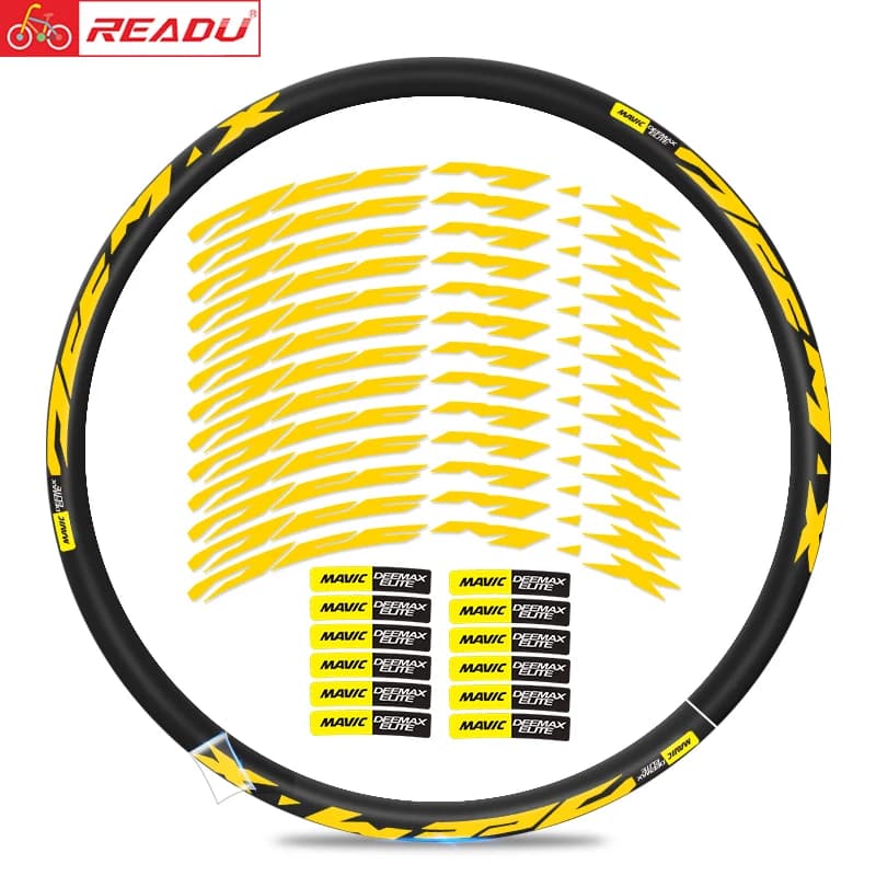 READU ELITE MTB wheel sticker Mountain bicycle wheel decals bike stickers for 2 wheels decals MTB rim stickers Bike Sticker