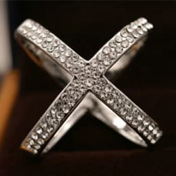 Crystal Brooches Cross Scarf Buckle For Women Hollow X Shape Scarves Buckle Brooch Fashion Jewelry Clothing Accesories