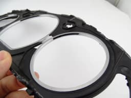 3pcs Plastic ABS Chrome Gauge Dial Dash Cluster Rings Dashboard cover bezel trim For Mercedes  Benz W210 W208 2000-2002
