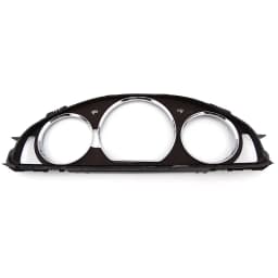 3pcs Plastic ABS Chrome Gauge Dial Dash Cluster Rings Dashboard cover bezel trim For Mercedes  Benz W210 W208 2000-2002