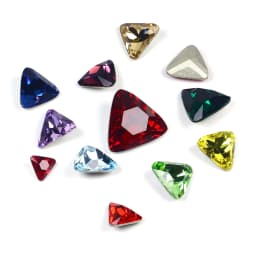 High Quality Pointed Back Gems K9 Glass Fancy Stone Triangle Crystal Rhinestone Loose Stones For DIY Jewelry Decoration Crafts