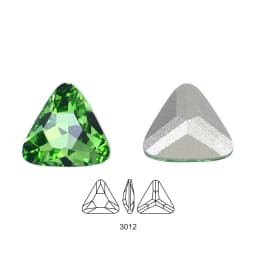 High Quality Pointed Back Gems K9 Glass Fancy Stone Triangle Crystal Rhinestone Loose Stones For DIY Jewelry Decoration Crafts
