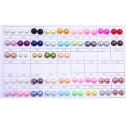 2-14mm ABS Imitation Half Round Flatback Pearl Beads Glue On Rhinestones for Nail Art Crafts DIY Decor Jewelry Findings Accessor