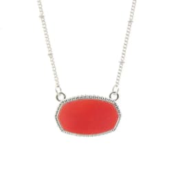 Resin Oval Druzy Pendant Necklace Gold Color Chain Drusy Hexagon Style Necklaces Luxury Designer Brand Fashion Jewelry for Women