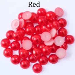 2/3/4/5/6/8/10/12/14 MM ABS Acrylic Beads Imitation Half Round Pearl Bead For Jewelry Making Craft Pearls Clothing Accessories