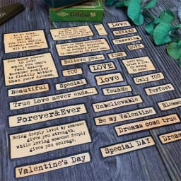 About Love Phrase Stickers Travel Journal Stickers Scrapbooking Craft Diary Album Decorative