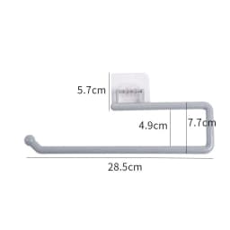 Kitchen Tissue Holder Hanging Toilet Roll Paper Towel Holder Rack Kitchen Bathroom Cabinet Door Hook Holder Organizer
