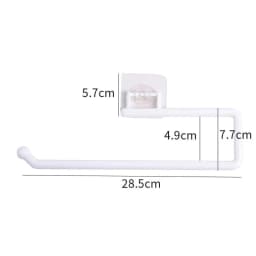 Kitchen Tissue Holder Hanging Toilet Roll Paper Towel Holder Rack Kitchen Bathroom Cabinet Door Hook Holder Organizer
