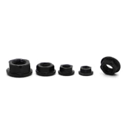 Black Carbon Steel Nut M3 M4 M5 M6 M8 M10 M12 Serrated Spinlock Flange Hex Lock Nuts