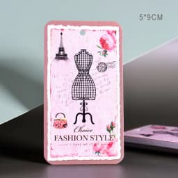 300gsm coated paper garment Clothing Clothes Hanging Tags Swing Tags Brand Name Labels Fashion Design Stock Cards Wholesale