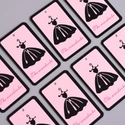 300gsm coated paper garment Clothing Clothes Hanging Tags Swing Tags Brand Name Labels Fashion Design Stock Cards Wholesale