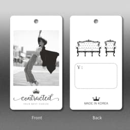 300gsm coated paper garment Clothing Clothes Hanging Tags Swing Tags Brand Name Labels Fashion Design Stock Cards Wholesale