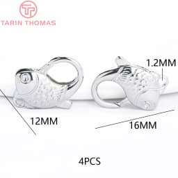 (3280)2PCS 11x15.5MM 24K Gold Color Brass with Zircon Necklace Bracelet Connector Clasps High Quality DIY Jewelry Making Finding