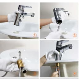 Copper kitchen sink hot and cold faucet accessories base fixed foot screw nut 30 plus filament