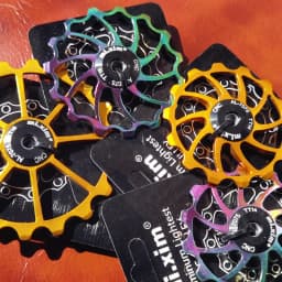 2021 New Bicycle Ceramics Rear Derailleur 14T 15T 16T 17T 18T Jockey Wheel Road MTB Guide Bike Ceramics Bearing Bicycle Parts