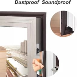 40M Window Seal Strip Weather Stripping Acoustic Foam for Sliding Window Sealing Strip Waterproof Door Gap Filler Draft Stopper