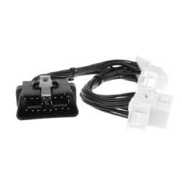 High Quality 2 Female Port 16 Pin OBD2 OBDii OBD 2 Splitter Extension Cable for Toyota/Kia Etc Male To Two Female Y Connector
