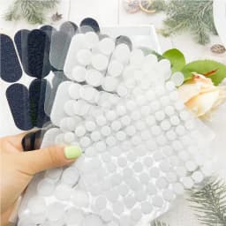 Transparent Dots Hooks and Loops Strong Self Adhesive Fastener Tape Glue Sticker for Double Sided Sewing 10/15/20/25/30/20*45mm