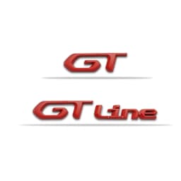 3D Car Sticker GT Logo Metal Emblem Badge Decals For 208 GT LINE 2008 E208 308 306 106 206 205 307 3008 207 508 5008
