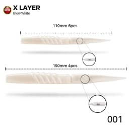 Hunthouse Official Store Soft Lure Fishing Silicone Bait 6pcs/110mm/5.3g 4pcs/150mm/14g With Rattles Pike Leurre Souple Fish