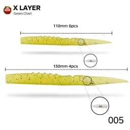 Hunthouse Official Store Soft Lure Fishing Silicone Bait 6pcs/110mm/5.3g 4pcs/150mm/14g With Rattles Pike Leurre Souple Fish