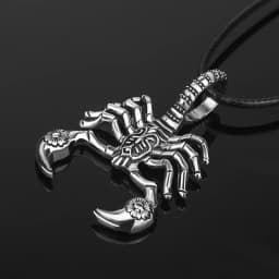 Retro Punk Men Necklace Scorpion King Rope Clavicle Long Chain Charm Pendants Necklace For Men's Gifts Gold/Silver Color Jewelry