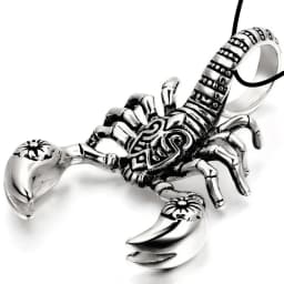 Retro Punk Men Necklace Scorpion King Rope Clavicle Long Chain Charm Pendants Necklace For Men's Gifts Gold/Silver Color Jewelry