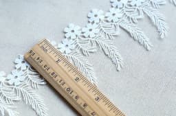 Width:6.3cm (2.52") Flower Tassel Lace Polyester Silk Lace Fabric Sewing Accessories(ss-2150)