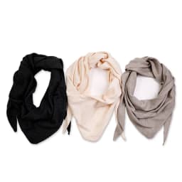 Women 160x40cm Triangle Scarf Shawl Wool Neck Warmer Solid Color Multipurpose Cowl Pashmina Female Soft Spring Knit Accessories