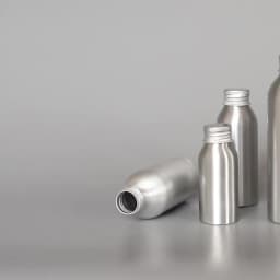 Aluminum Bottle 1oz 2oz 4/8oz 20/30/50/60/100ml/150/200/250ml,Empty Round Sliver Metal Bottle With Aluminum Cap Child Resistant