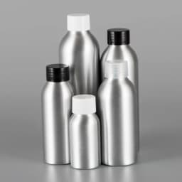 Aluminum Bottle 1oz 2oz 4/8oz 20/30/50/60/100ml/150/200/250ml,Empty Round Sliver Metal Bottle With Aluminum Cap Child Resistant