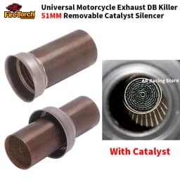 51mm Removable DB Killer Universal Motorcycle Exhaust Escape Catalysts Moto 50.8mm Damper Muffler Arrester Dit Bike