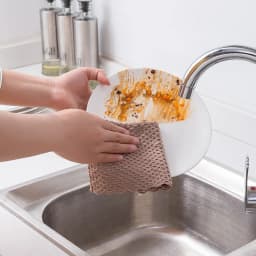 1pc Kitchen Anti-grease Wiping Rags Efficient Absorbent Microfiber Cleaning Cloth Home Washing Dish Kitchen Cleaning Towel