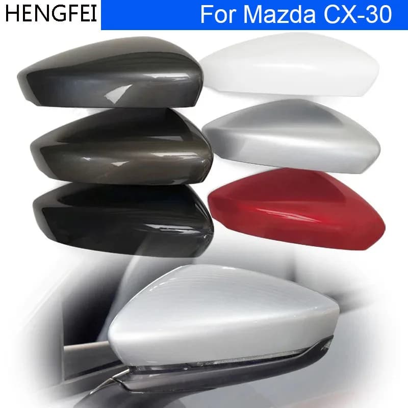 Accessories For Car Mazda CX-30 Model 2020-2022 Rearview Mirror Cover Case Shell Lid