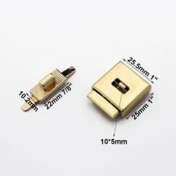 1 Piece Metal Turn Lock Fashion Special Switch lock For DIY Handbag Bag Purse Luggage Hardware Closure Bag Parts Accessories