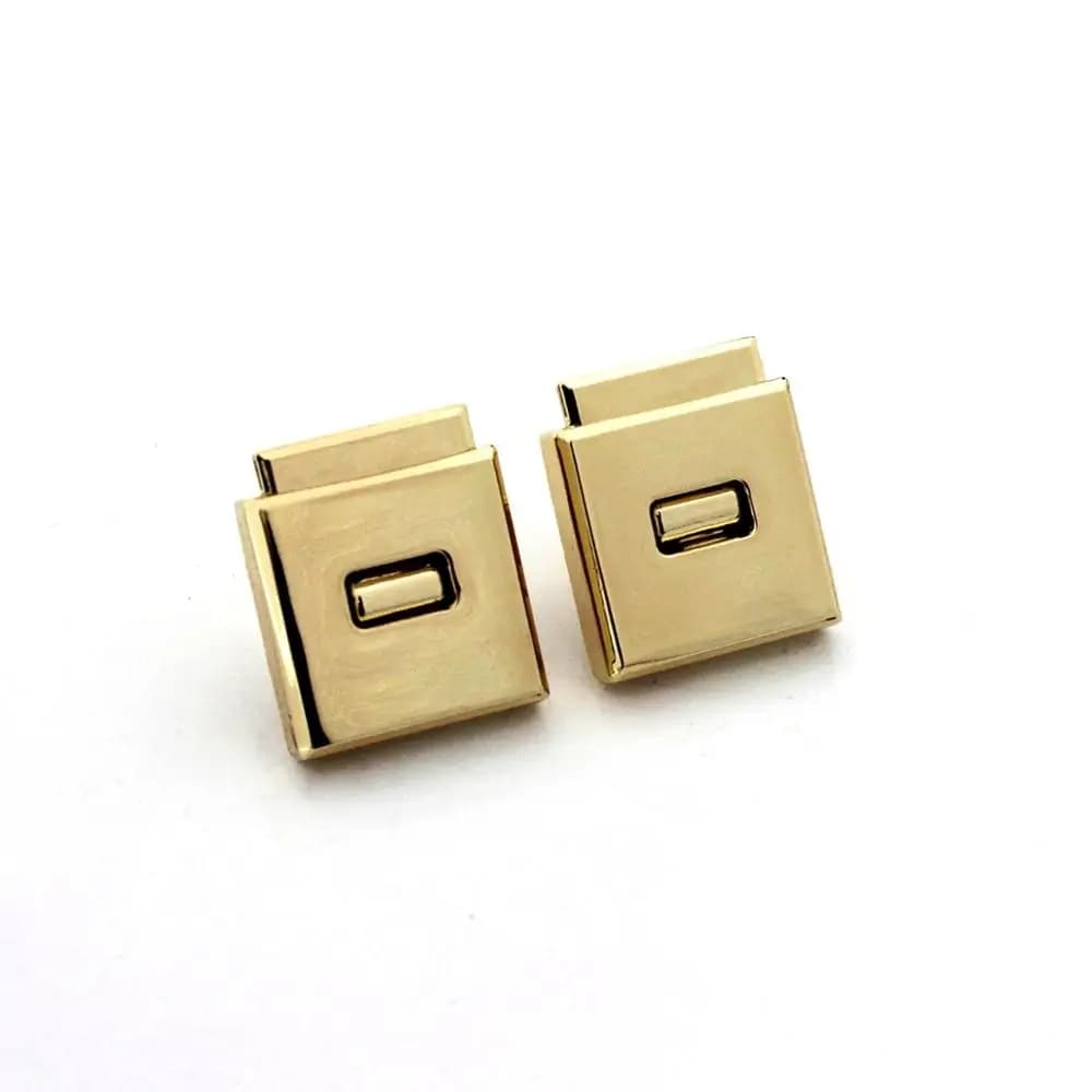 1 Piece Metal Turn Lock Fashion Special Switch lock For DIY Handbag Bag Purse Luggage Hardware Closure Bag Parts Accessories