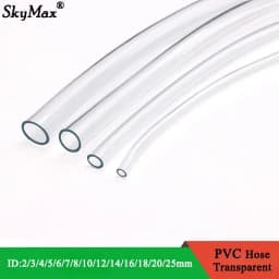 1M/3M Transparent PVC Plastic Soft Hoses High Quality Water Pump Flexible Tube 2 3 4 5 6 8 10 12 14 16 18 20 25mm Inner Diameter