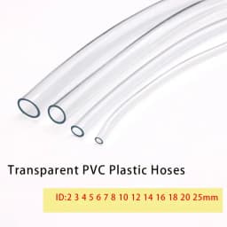 1M/3M Transparent PVC Plastic Soft Hoses High Quality Water Pump Flexible Tube 2 3 4 5 6 8 10 12 14 16 18 20 25mm Inner Diameter