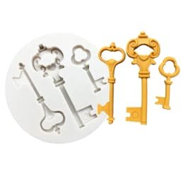 Key Silicone Mold Fondant Chocolate Sugarcraft Mould Cake Decorating Tools