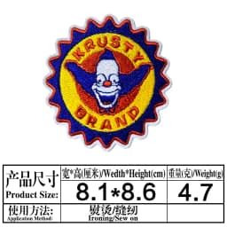 High-quality Fashion Cartoon Small Embroidery Cloth Stickers DIY Jewelry Children's Clothing Accessories Hot-selling Patch