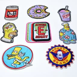 High-quality Fashion Cartoon Small Embroidery Cloth Stickers DIY Jewelry Children's Clothing Accessories Hot-selling Patch
