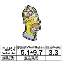 High-quality Fashion Cartoon Small Embroidery Cloth Stickers DIY Jewelry Children's Clothing Accessories Hot-selling Patch