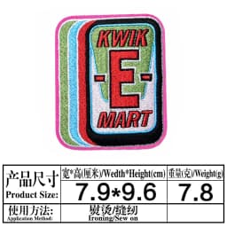 High-quality Fashion Cartoon Small Embroidery Cloth Stickers DIY Jewelry Children's Clothing Accessories Hot-selling Patch