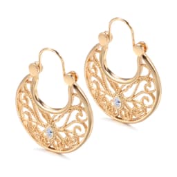 Kinel Earings Fashion Jewelry 2021 Ethnic Natural Zircon Flower Dangle Earrings for Women 585 Rose Gold Unusual Fine Jewelry