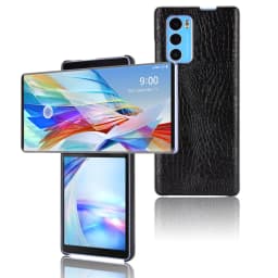 For LG Wing 5G 2020 Case Luxury classic Crocodile pattern PU leather Case For LG Wing LGWing 5G Phone Case 6.8"