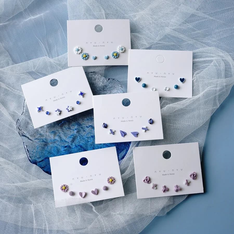 Cute Fashion Ceramic Earrings Earring For Every Days Sets Fashion Jewelry For Women Dropshipping #T3